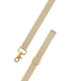 Textured Khaki Belgian Surcingle Dog Leash