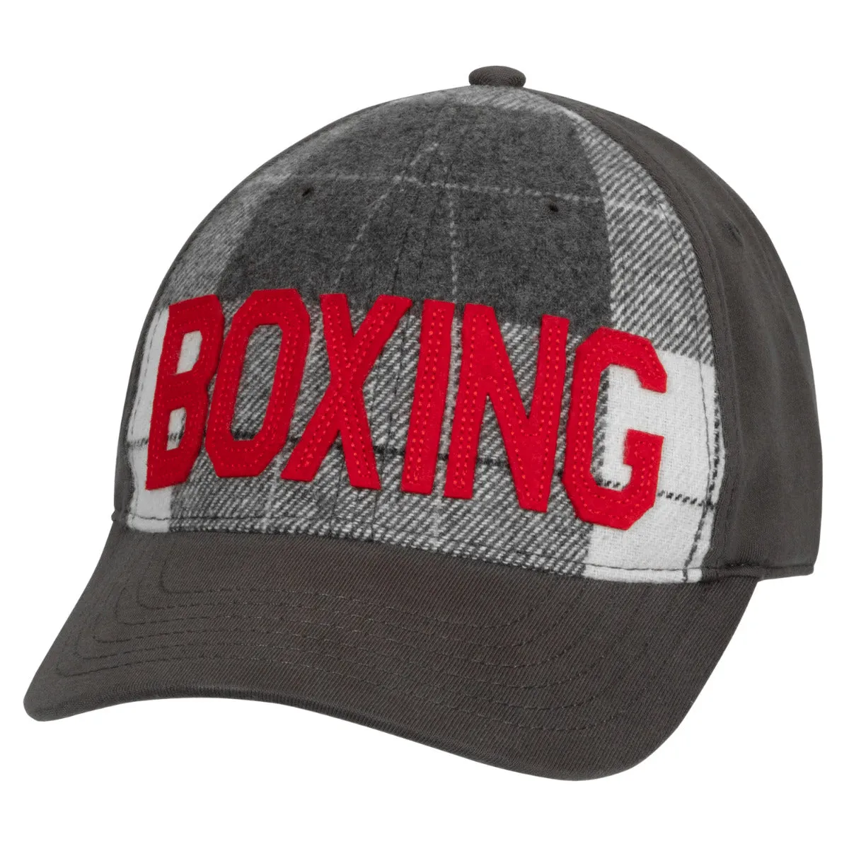 TITLE Boxing Plaid Adjustable Cap