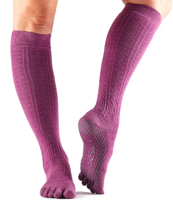 ToeSox - Scrunch Knee High Grip Socks SALE