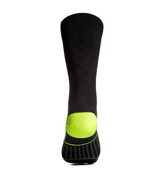 Vaporactive Performance Crew Socks 2-Pack | Hi Vis Green / Black