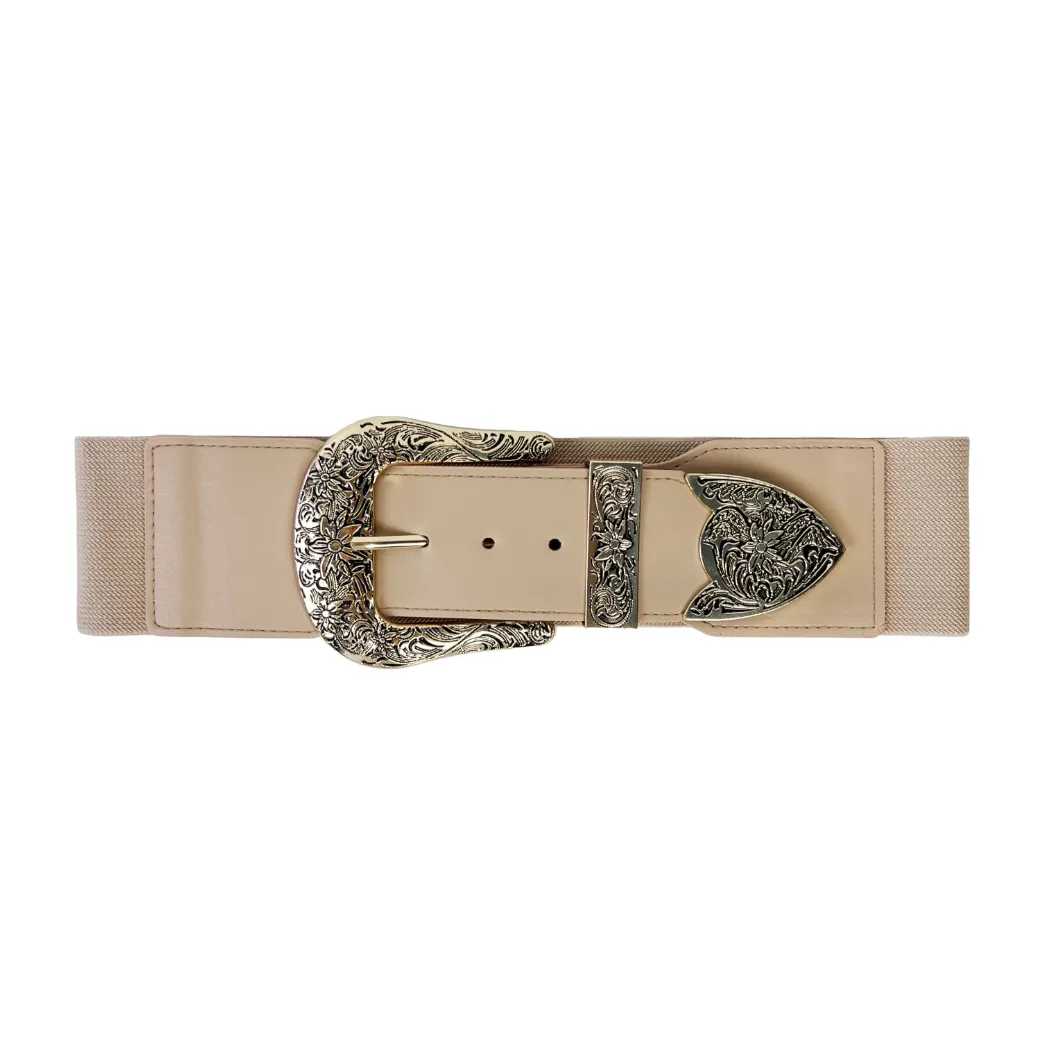 Western Belt - Beige